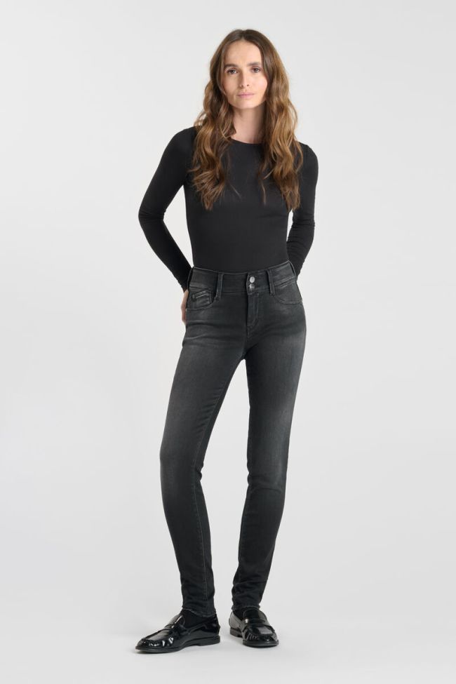 Jeans ultra pulp slim Yuto high waist schwarz Nr. 1