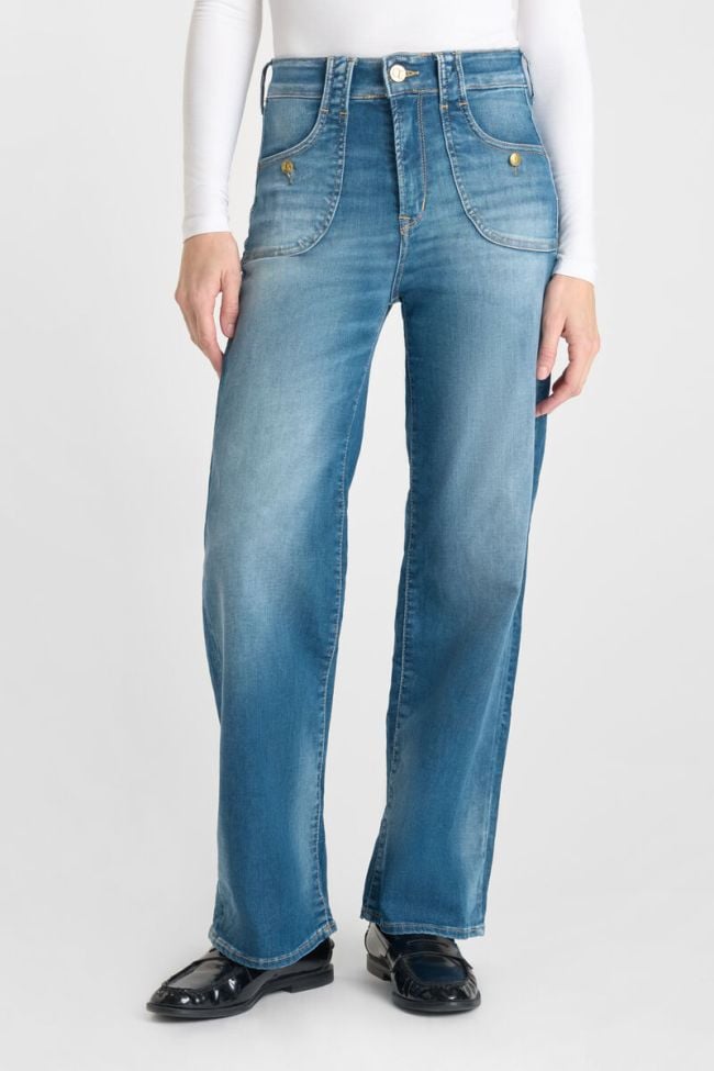Jeans pulp wide leg Zim high waist 7/8 blau Nr.3