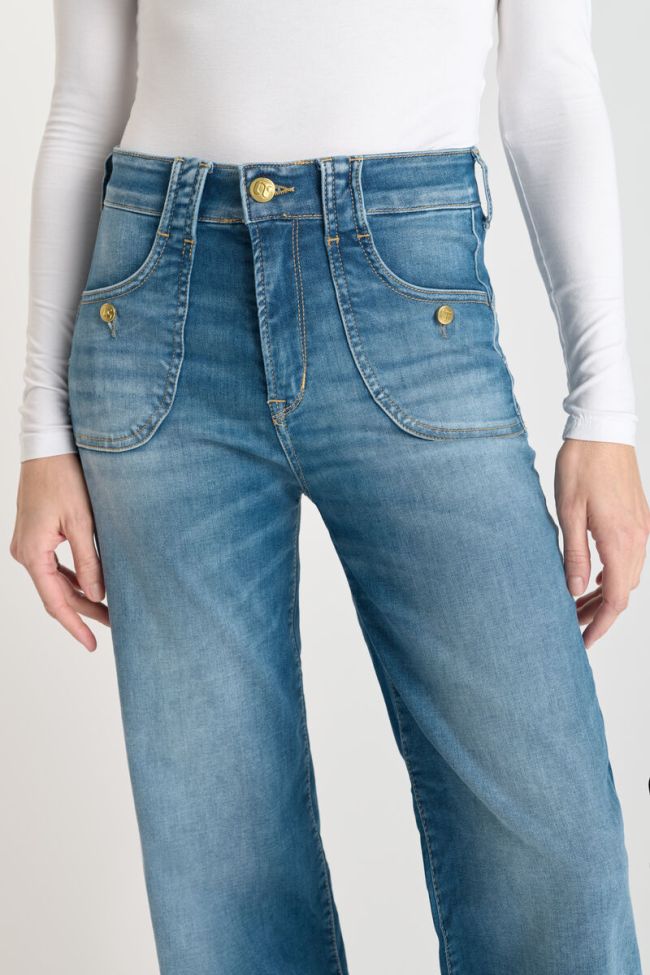 Jeans pulp wide leg Zim high waist 7/8 blau Nr.3