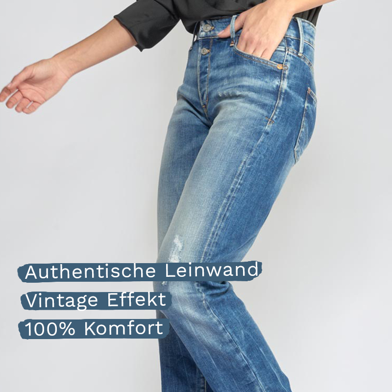 jeans authentische leinwand