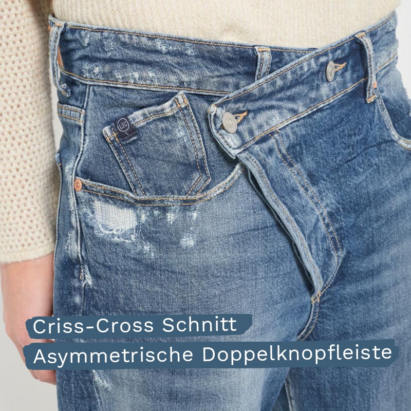 jeans criss cross